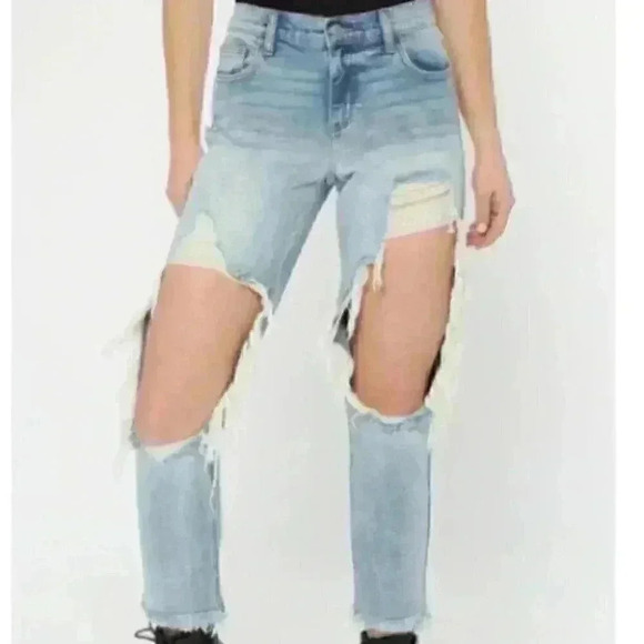 SALE - Ultimate Blow Up Distressed Boyfriend Jeans - Picture 3 of 4